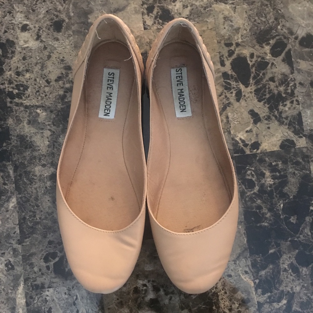 Steve Madden Nude Flats